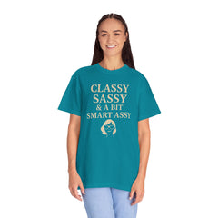 Classy Sassy T-shirt, Unisex Casual Top, Statement Tee, Gift for Her, Fashion Apparel, Birthday Humor Shirt