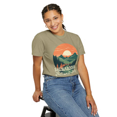 Shenandoah National Park Graphic, Comfort Colors Soft Relaxed Fit Unisex Garment-Dyed T-shirt