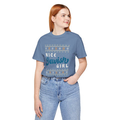 NICE JEWISH GIRL - Unisex Jersey Short Sleeve Tee