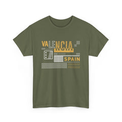 Valencia Spain Cities of The World Series Unisex Heavy Cotton Tee