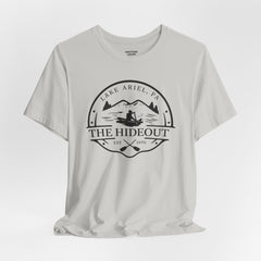 The Hideout Lake Ariel Tee — Vintage Lakeside Cabin T-Shirt
