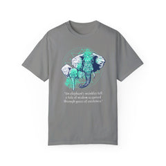Elephants Graphic  Garment-Dyed T-shirt