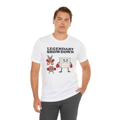 Legendary Showdown Rock Paper Scissors Funny Graphic Tee
