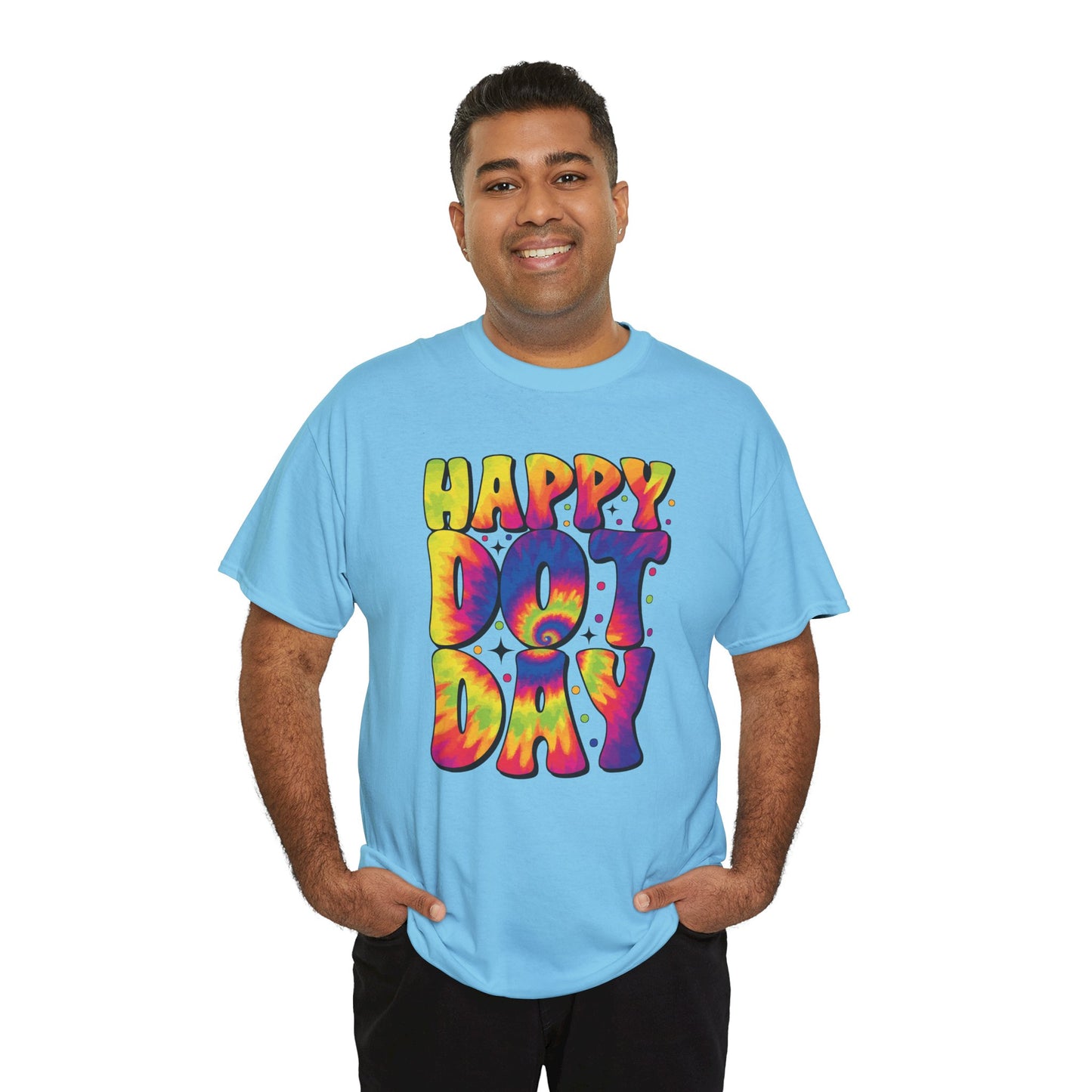 HAPPY DOT DAY - Graphic Unisex Heavy Cotton Tee