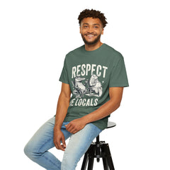 Alligator and Manatee Respect the Locals T-Shirt — Vintage Beach Vibes Graphic Tee