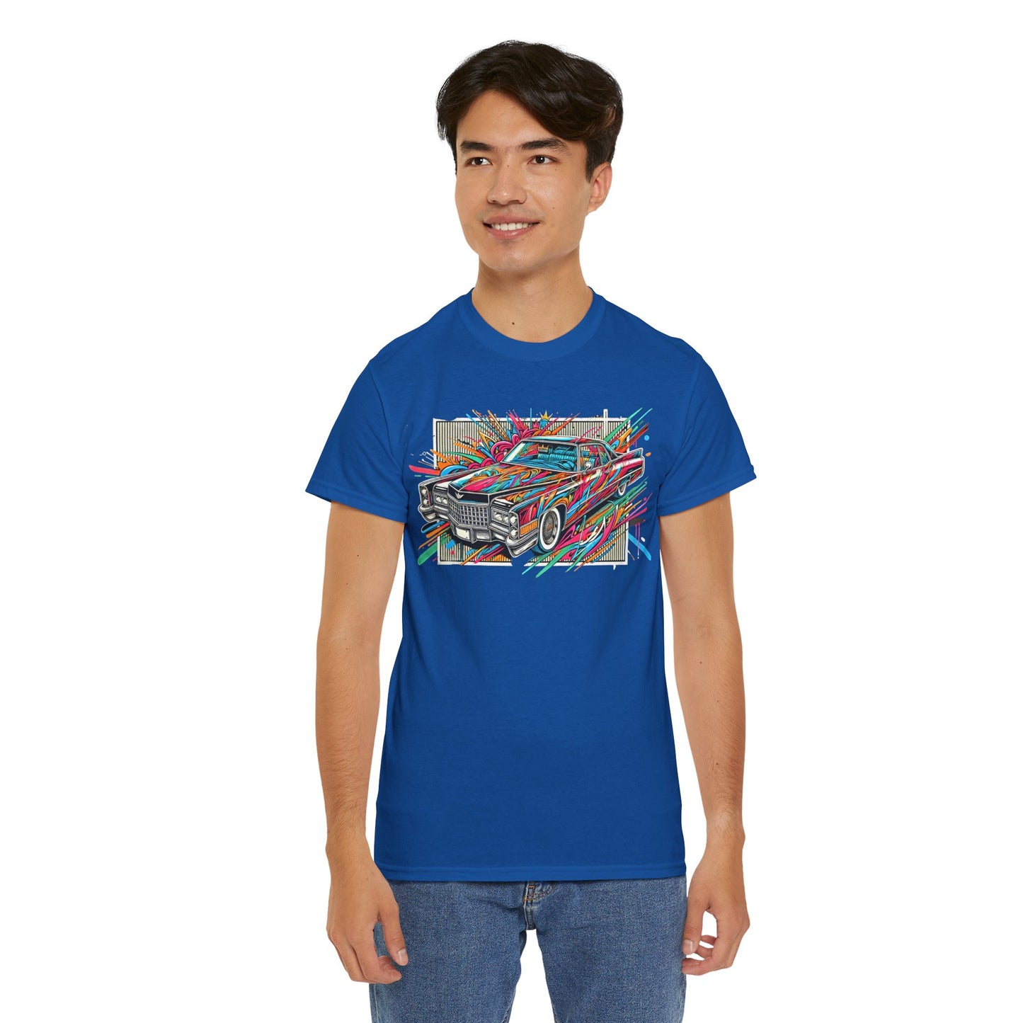 Graffiti Mania Cadillac Eldorado Graphic - Unisex Heavy Cotton Tee