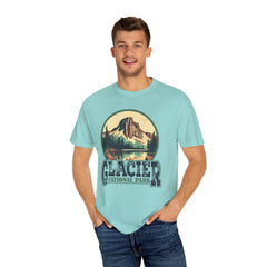 Glacier National Park Graphic, Comfort Colors Soft Relaxed Fit Unisex Garment-Dyed T-shirt
