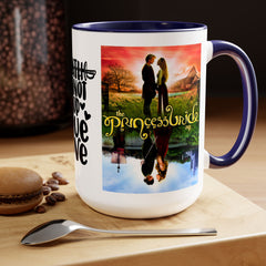 Westley and Buttercup - Two-Tone Mugs, 15 oz. mug / Christmas Gift / Gift for her / Gift for him / Princess Bride, Fan Gift / Romance Gift