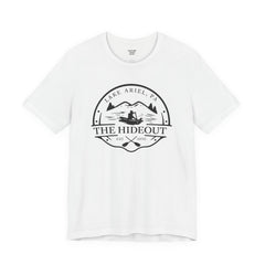 The Hideout Lake Ariel Tee — Vintage Lakeside Cabin T-Shirt