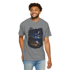 Moonlit Forest T-Shirt – Nature Lover Camping Shirt