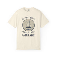 Hempstead Bay Sailing Club T‑Shirt — Flying Scot Hempstead Bay Vintage Sailboat Tee