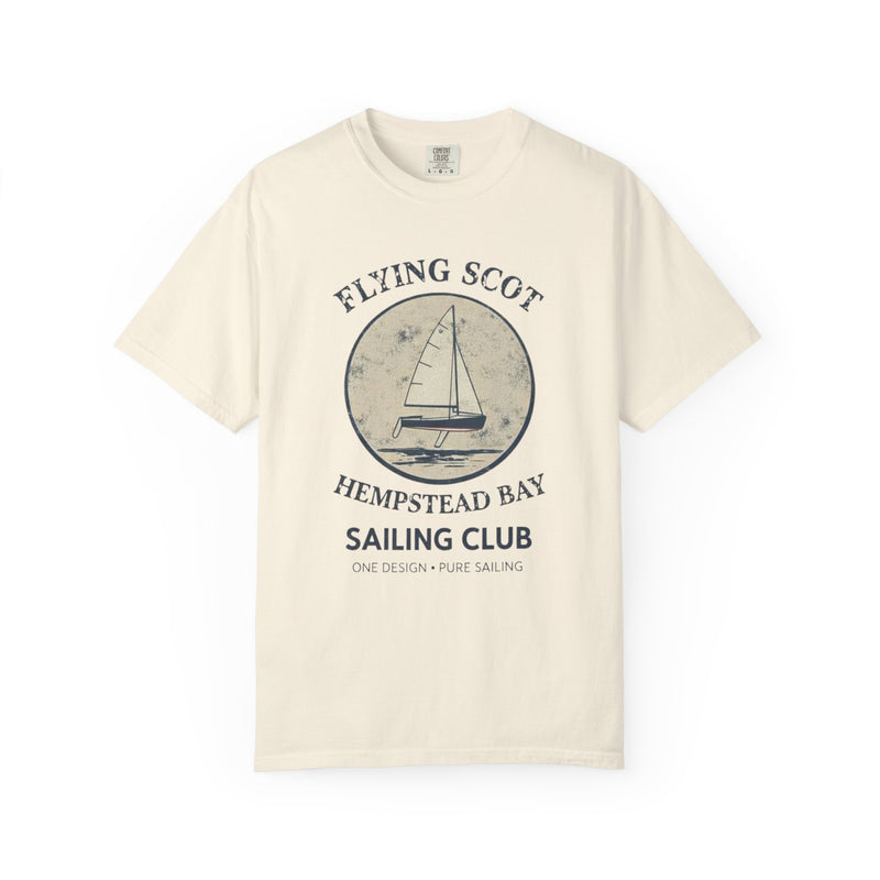 Hempstead Bay Sailing Club T‑Shirt — Flying Scot Hempstead Bay Vintage Sailboat Tee