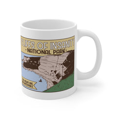 Cliffs of Insanity National Park Graphic Mug