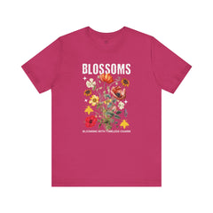 Floral Tee - Blossoms Blooming With Timeless Charm - Positive Vibes