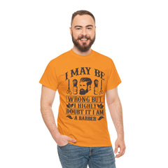 Humorous Barber Tee, Funny Barber Gifts, Unisex Cotton Shirt, Barber Appreciation, Father's Day Gift Tee, Hair Stylist T-Shirt