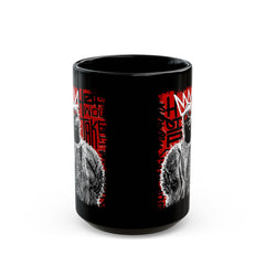 Hip Hop Crowned Rapper Graphic - Black Mug (11oz, 15oz)