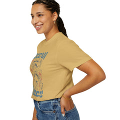 Whales and Dolphins, Ocean Vibes -  Graphic Unisex Garment-Dyed T-shirt