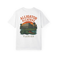 Alligator Alcatraz T-Shirt, Vintage Style Tee, Florida Souvenir Shirt, Unisex Graphic Top, Comfortable Casual Wear