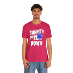 Summer Meltdown Graphic Tee — "Summer Melt Down" Sun Design