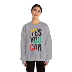 YES YOU CAN - Unisex Heavy Blend™ Crewneck Sweatshirt