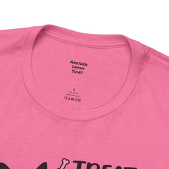 Personalized Your Dog and its name Mother's Day T-Shirt — 'Treats. Walks. Toys. Naps.