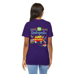 Personalized Name Kindergarten Teacher T-Shirt —  Kindergarten and Beyond Graphic Tee