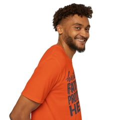 Husband Father Protector Hero Unisex Softstyle T-Shirt