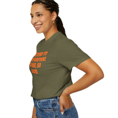 I Intend To Live Forever, Comfort Colors Unisex Garment-Dyed T-shirt