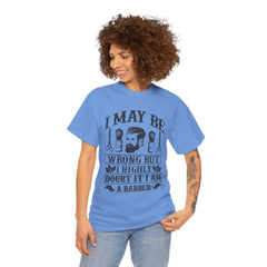 Humorous Barber Tee, Funny Barber Gifts, Unisex Cotton Shirt, Barber Appreciation, Father's Day Gift Tee, Hair Stylist T-Shirt