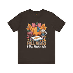 Fall Vibes Teacher T-Shirt — That Teacher Life Tee