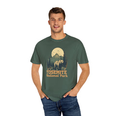 Yosemite National Park Graphic, Comfort Colors Soft Relaxed Fit Unisex Garment-Dyed T-shirt