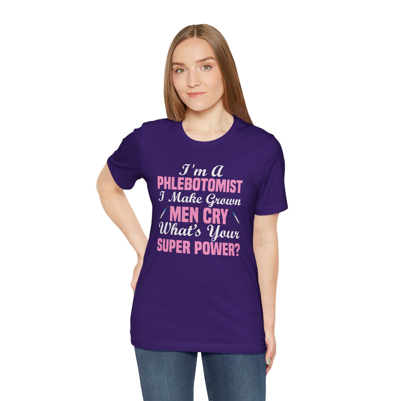 Phlebotomist Humor Tee, Funny Medical Shirt, Nurse Gift, Blood Tech Wear, Cute Phlebotomy Humor, Healthcare Apparel