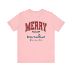 Big MERRY CHRISTMAS Submarine Brotherhood -Unisex Jersey Short Sleeve Tee
