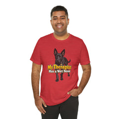 My Therapist Has A Wet Nose Personalized with your dog(s) image T-Shirt