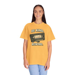 Be Kind Rewind Cassette T-Shirt — Retro 80s Vintage Tape Tee