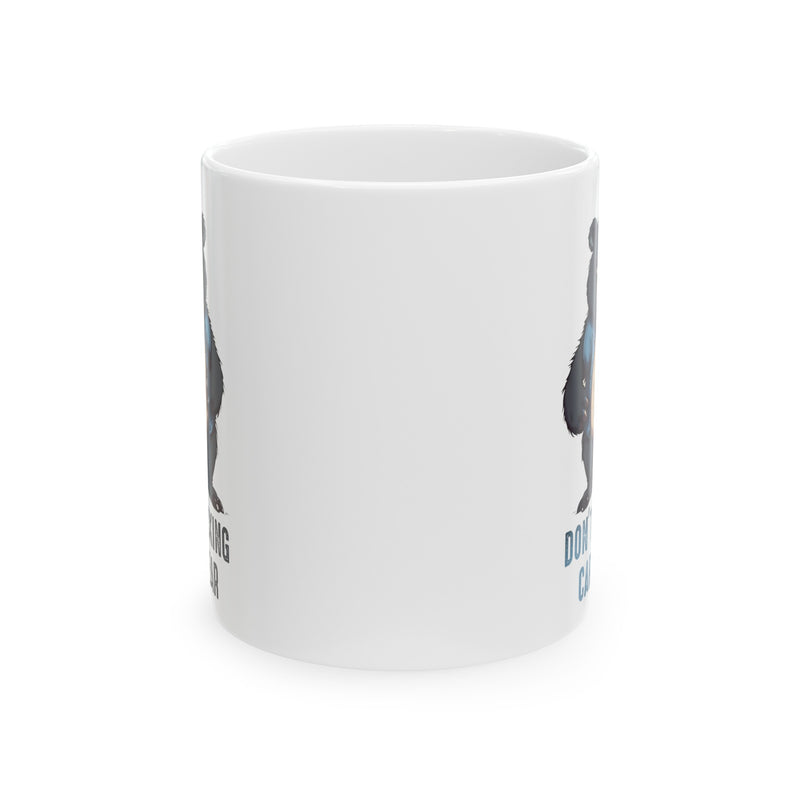 Sarcastic Bear Graphic Mug, Dont Fucing Care Bear mug, white ceramic Bear mug, 11oz, 15oz, , Black Bear mug gift, gift for her, Mamma Bear