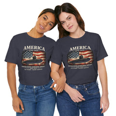 America 250th Submarine 125th Flag T-Shirt — Vintage USA Military Tee
