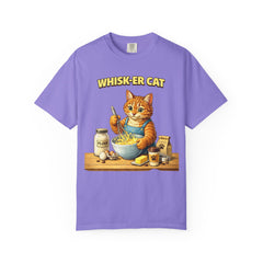 Whisker Cat Baking T-Shirt — Cute Cat Chef Graphic Tee