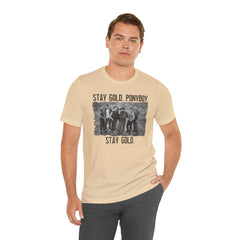 The Outsiders Shirt, Front and Back Images, Greasers Characters Shirt, Unisex Jersey Short Sleeve Tee