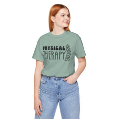 Physical Therapy Unisex Tee - Spine Graphic Gift for PT Student