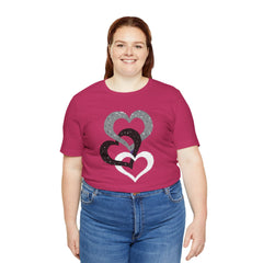 Triple Heart Design Tee