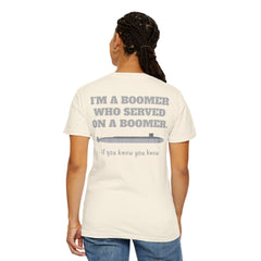 Trident Ohio Class Unisex Submarine T-Shirt – "I'm a Boomer Who Served on a Boomer"