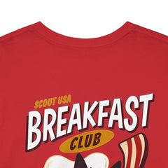 Breakfast Club Dog T‑Shirt — Retro Bacon & Eggs Graphic Tee