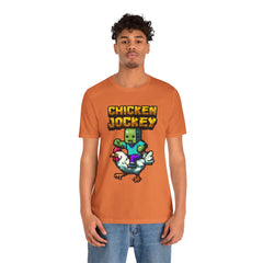 Video Game Chicken Jockey Tee - Unisex Short Sleeve T-Shirt