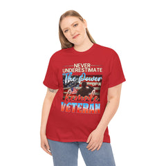 Female Veteran Pride T-Shirt — Gift for Her (Army, Navy, Air Force, Marines)