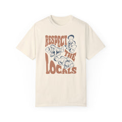Clown Fish, Respect The Locals -  Graphic Unisex Garment-Dyed T-shirt