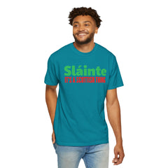 Old World Quote Unisex T-Shirt - 'Slainte It's A Scottish Thing'