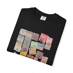 Classic Rock Concert Tickets  Garment-Dyed T-shirt