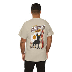 Breakfast Club Dog T‑Shirt — Retro Bacon & Eggs Graphic Tee