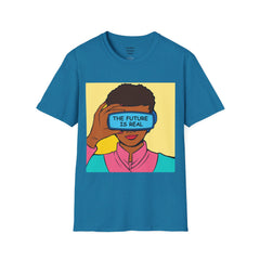 The FUTURE Is REAL Pop Art Woman Unisex Softstyle T Shirt